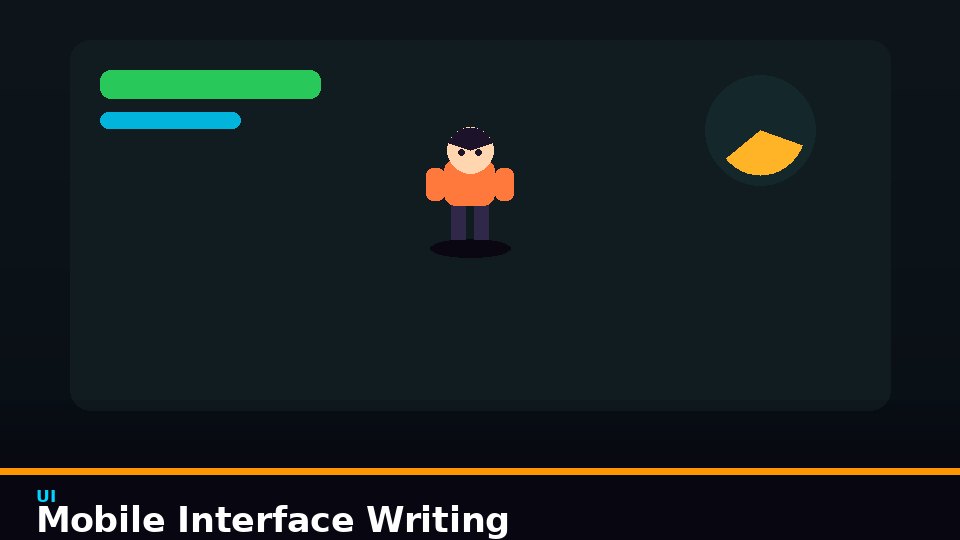Mobile Interface Writing